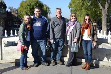 Some of the American teachers in the Hutong District in Beijing.