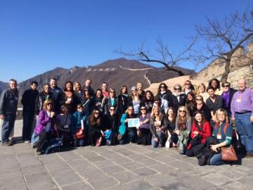 The whole gang at the Great Wall.